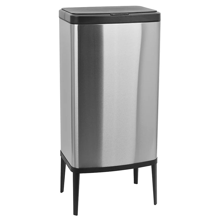 HANGSHAU 55L Stylish Big Capacity Household Motion Sensor Trash Bin Stainless Steel Smart Sensor Bin Automatic Trash Can