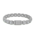 Silver 925 Original Brilliant Cut Diamond Test Past Each Stone 0.5 Carat D Color VVS1 Moissanite Tennis Bracelet Fine Jewelry