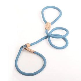 Wholesale Classic Solid Adjustable Eight Strand Round Nylon Rope Braided Paracord Dog Leash Collar with Ribbons Eco-Friendly