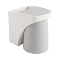 Bathroom Toothbrush Cup Holder Plastic Toothpaste Magnetic Cup No Drill Wall Mounted Adhesive Bathroom Shelf