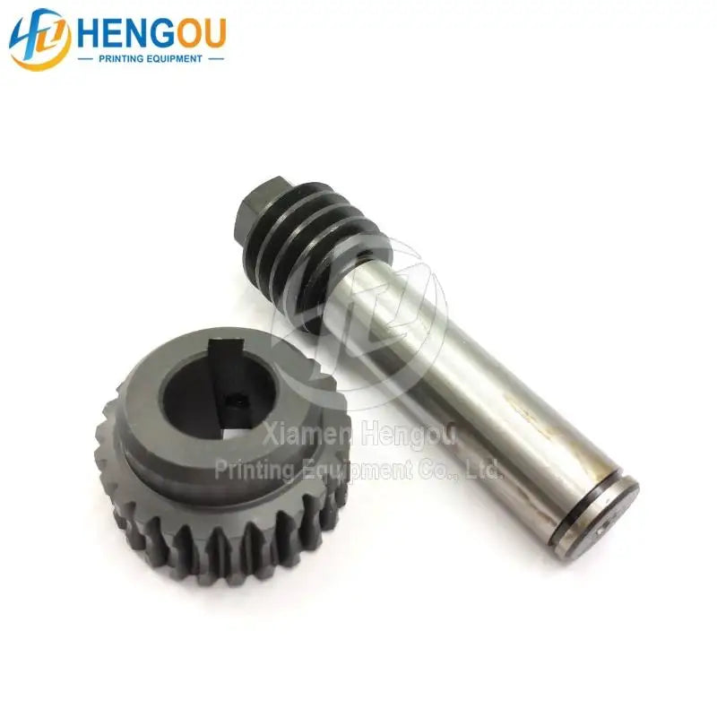Hengou Offset Printing Machine Parts Worm and Gear 95x43x18mm