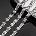 Best Jewelry Supplier's 5.5mm Stainless Steel Chain Spiral Design Interwoven Rustproof Vortex-Like Link for Accessories