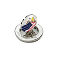 Custom Logo Double Face Zinc Alloy Ball Marker