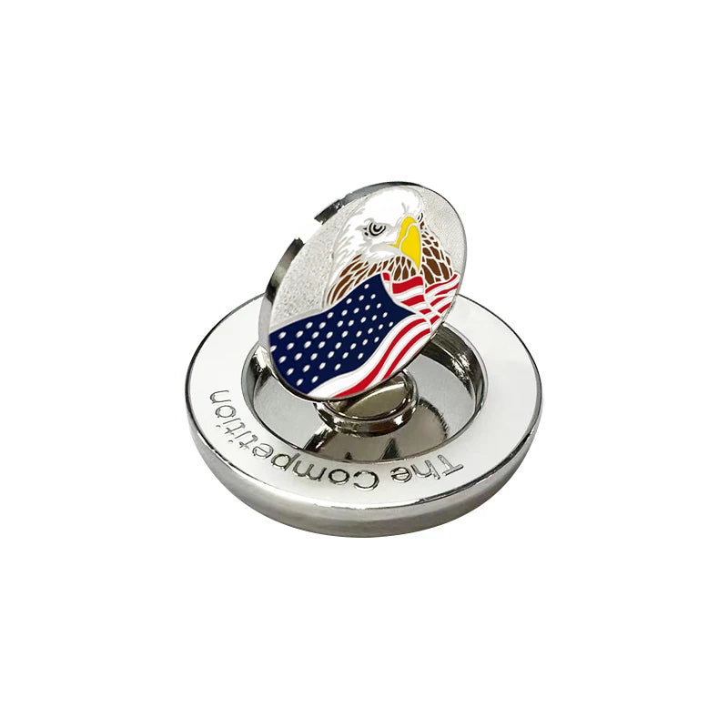 Custom Logo Double Face Zinc Alloy Ball Marker