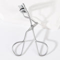 Matt Silver Secondary Plating Eyelash Curler With Silicone Pad