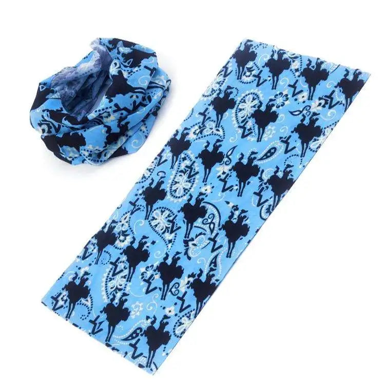 Wholesale Customised Cotton Polyester Fabric Square Screen Digital Printing Scarf OEM Design Custom Made Personal Logo Bandana