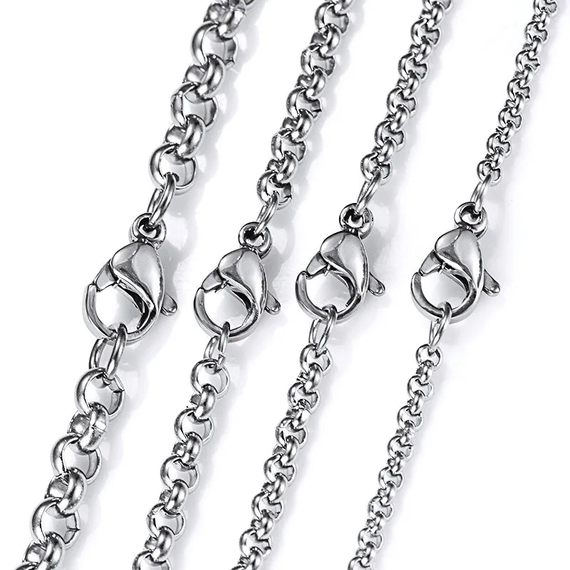 Pearl Chain Titanium Steel Round Pearl Chain Stainless Steel Chain Custom