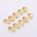 Gold Color 15mm Small Brass Metal Lobster Clasp Hook for Jewelry Accessories