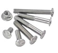 SUS304 Car License Plate Antitheft Screws Nut Sets