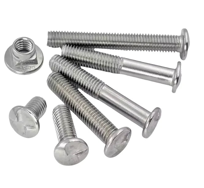 SUS304 Car License Plate Antitheft Screws Nut Sets