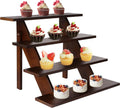 Natural Wood Risers Display Stand for Vendors Farmhouse Table Cake Stand