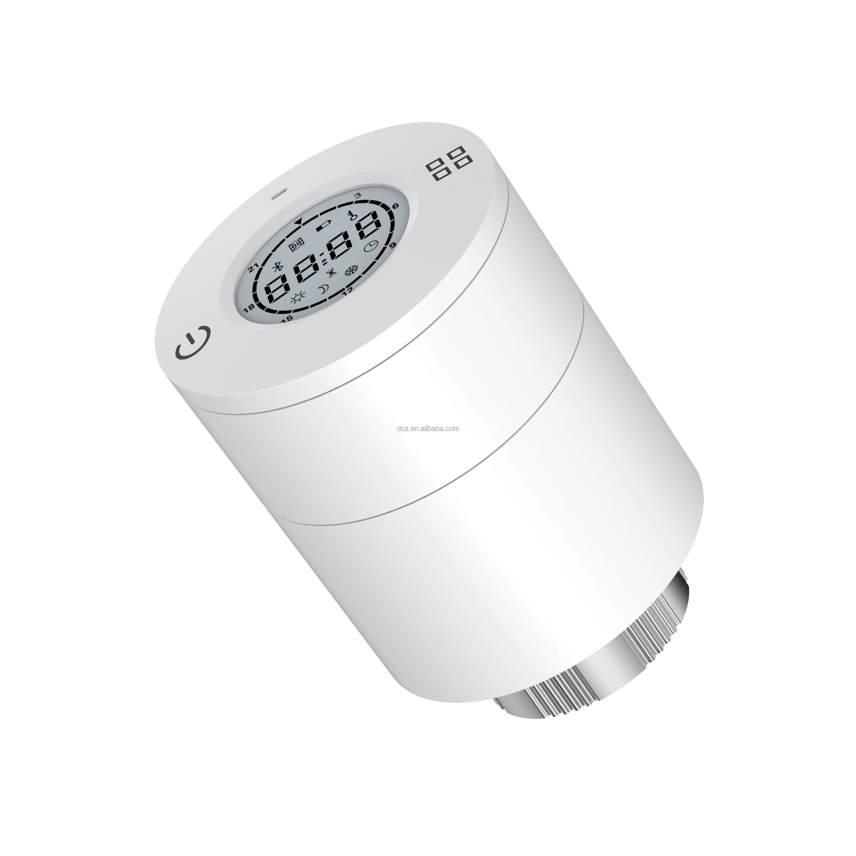 Hot Sale Tuya Zigbee TRV Temperature Controller Thermostat Smart Radiator Valve ABS Hydronic Home Hotel Apartment Heating WiFi