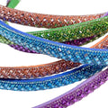 Hot-Fix Eco-Friendly Glass Rhinestone 12 Facets Cord Crystal Trimming Rope for Shoes Bags Nails Sandals Encasing