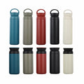 350/500ML Custom Stainless Steel Thermoses in Travel Flasks Double Wall Vacuum Drink Thermos Classic Tour Water Bottles Flat Lid