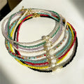 SP Wholesale Natural Freshwater Pearl Handmade Beads Natural Colorful Crystal Beaded Necklace for Women