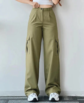2024 Solid Color New Styles Women Long Pants