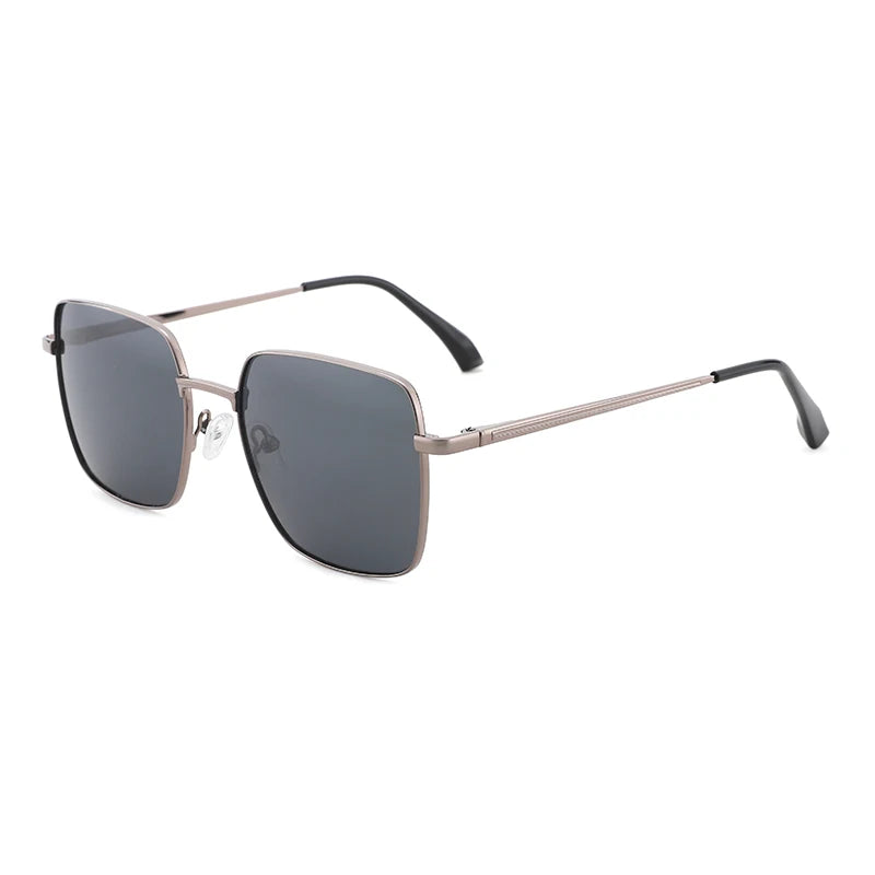 2024 Luxury Fashion Ladies Sunglasses Polarized Vintage Metal Frame Double Bridge Sunglasses
