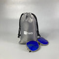 New Recycle Waterproof 100% Polyester Drawstring Bag Nylon Pouch Bags Small Nylon Cell Phone Bag With Custom Logo