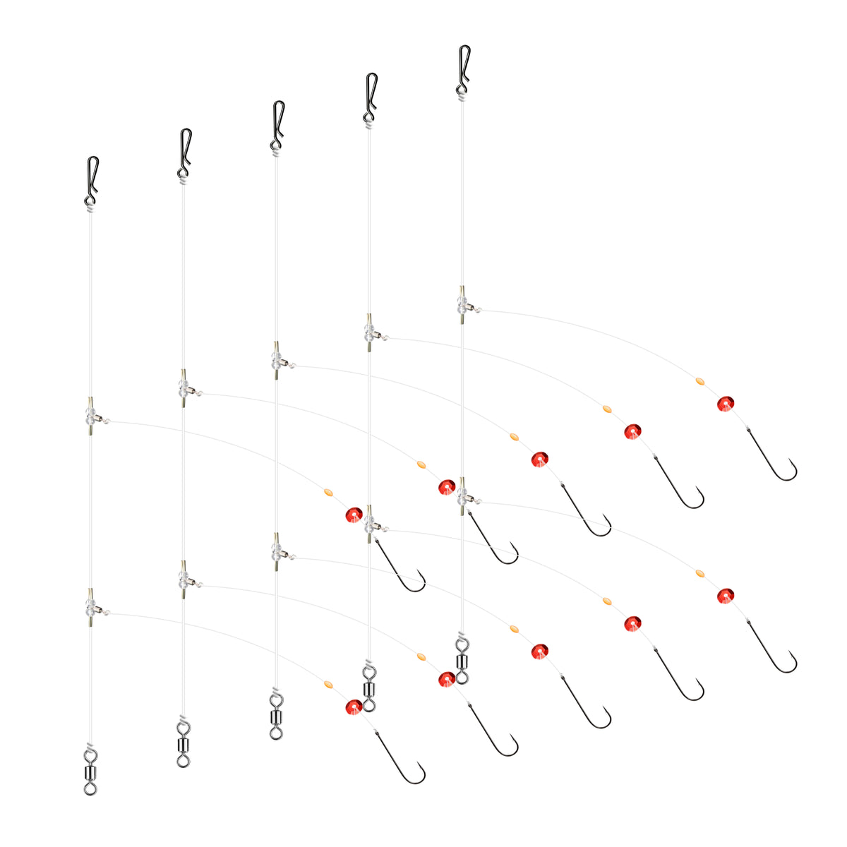 Multi-hook Aberdeen Fishing Sea Rigs for Species Flatfish Flounder Bass Saltwater Fishing Tackle