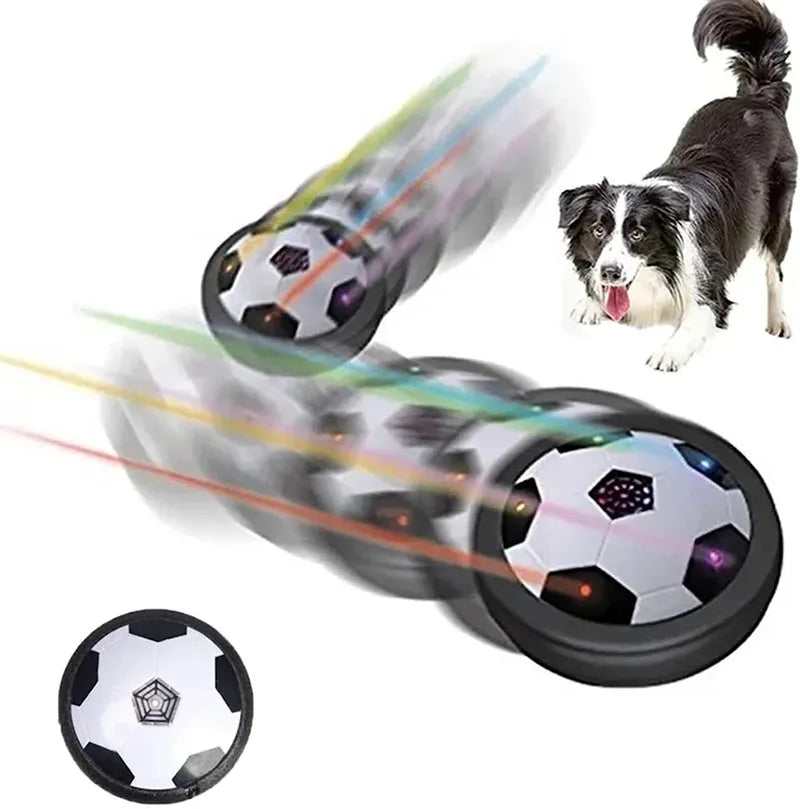 2023 New Active Gliding Disc with Cool Lighting Effects Interactive Gliding Disc Dog Toy Electric LED Hover Soccer Ball