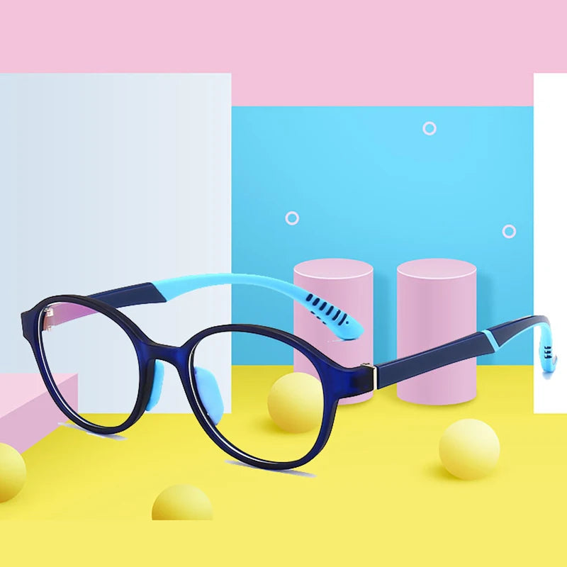China Factory Wholesale Blocking Blue Glasses Kids Computer Glasses Ready Stock