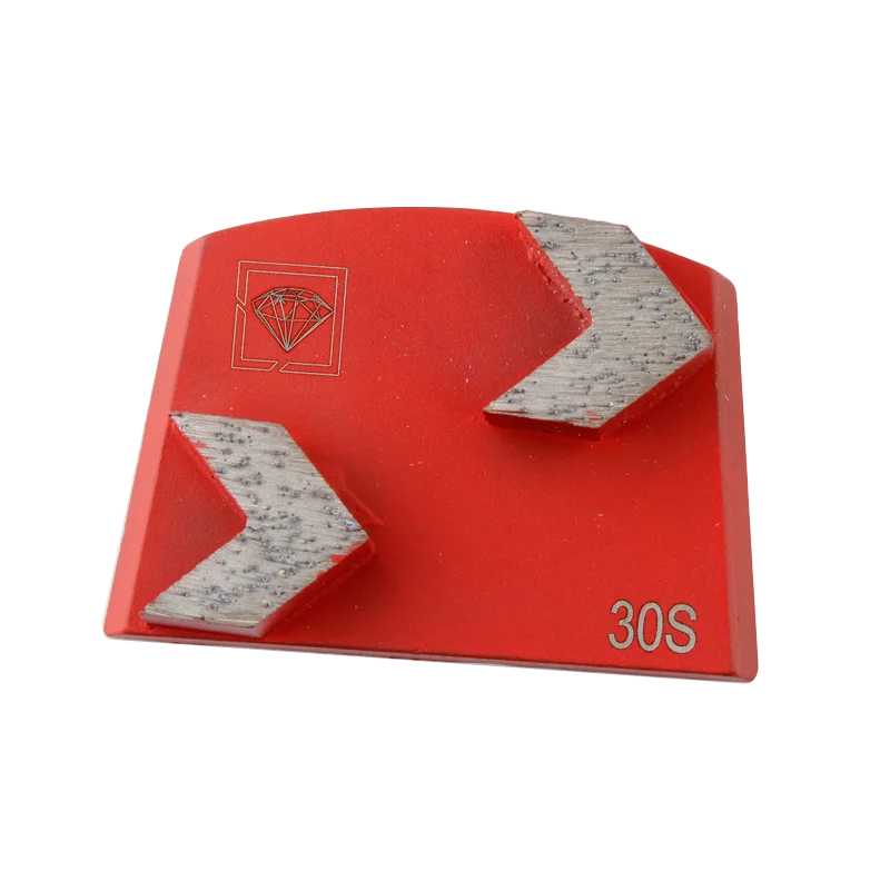 Trapezoid Diamond Grinding Disc Metal Grinding Pads for Concrete Floor 6 Grit to 400 Grit Styles Concrete Diamond Tools