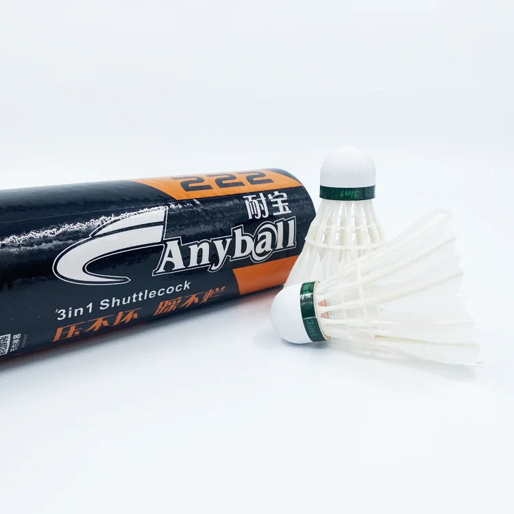 Manufacturer Supplier China Feather Badminton Synthetic Hybrid Shuttlecock with Great Durability Stability and Balance sports