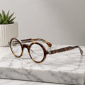 New High-grade Classics Round Acetate Glasses Frames Men Light Eyewear Frame Luxury Glasses Man Acetate Jewellery Optical Frames