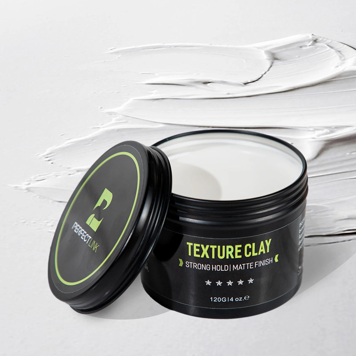 Private Label Brushed Texture Hair Wax for Men Long-lasting Strong Hold Hair Styling Products Glossy Hair Pomade Clay