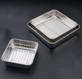 Deep Baking Pans Sets Stainless Steel 304/430 Square Oven Sheet Cake Pan and Bakeable Cooling Rack Baking Oven Tray