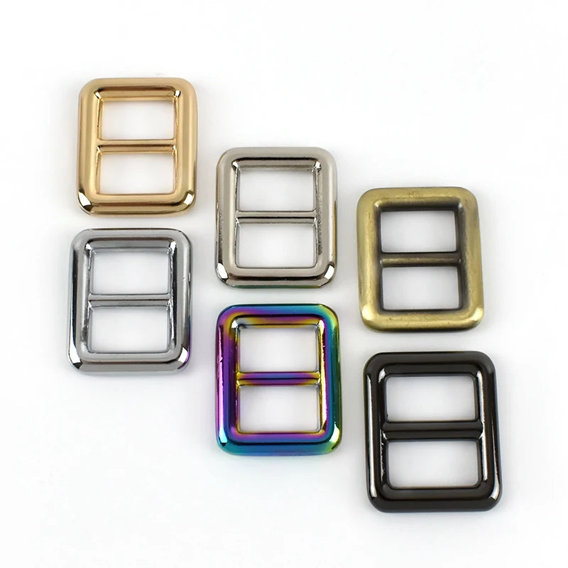 For Deepeel AP083 12mm Classic Style Slider Buckles Purse Hardware Accessories for Backpack Handbag Bag Strap Adjuster Buckle