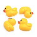 Resin Mini Yellow Duck Flatbacks Cabochons Gluable Pendants Charm Cell Phone Decor DIY