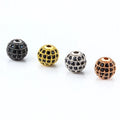Delicate Beads for Women Men Elegant Shiny Sparkle Pendant Black Diamond Copper Charms Jewelry Findings and Components