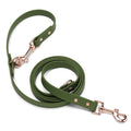 OEM/ODM Customizable PVC Pet Accessory Reflective Reversible Quick Release Padded TPU Dog Collar Training Double Collar Leash