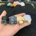 Hot 5 CM 2 Inches Carving Unique Mini Tortoise Statue Natural Healing Crystals Stone Crafts Ornament Home Decoration for Gifts