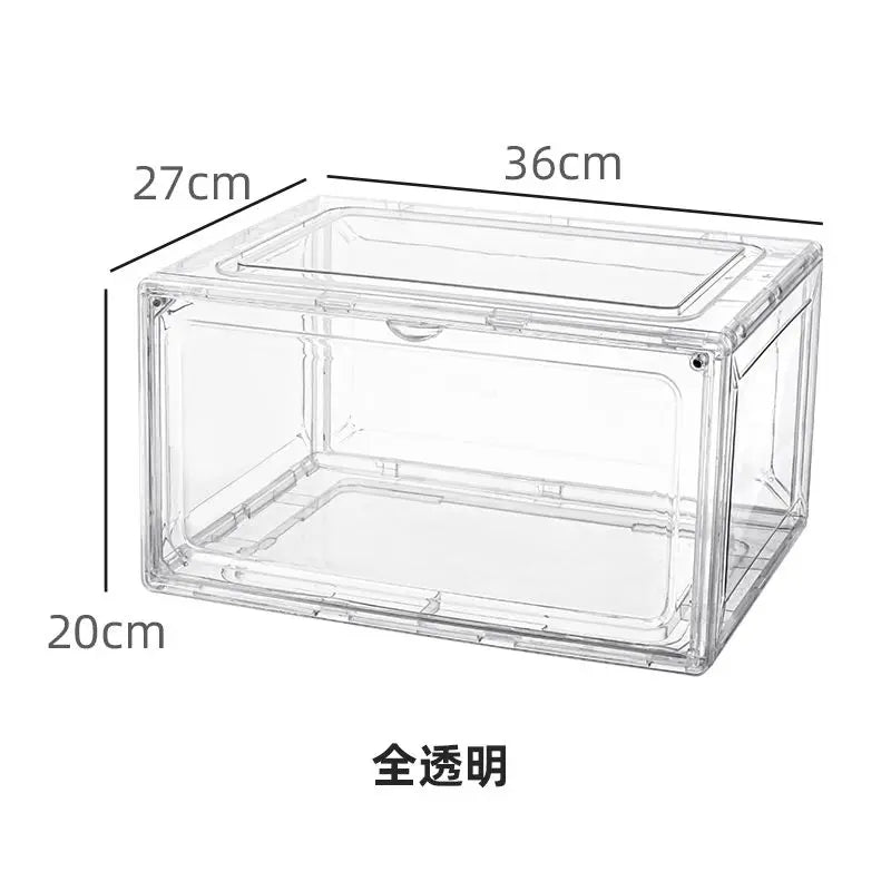 Wholesale Hot-Selling Shoe Box Storage Simplicity Dust-proof Transparent Plastic Shoes Rectangle Shape Injection Technics