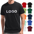 Manufacturer US EU Size Custom Logo T Shirt Digital Printing Men Tee 100% Cotton 200gsm T-shirt with Logo Tshirt Designer