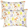 Modern Woven Floral Toddler Pillowcases 100% Soft Cotton Hypoallergenic Pillow Covers Envelope Closure Customizable Kids
