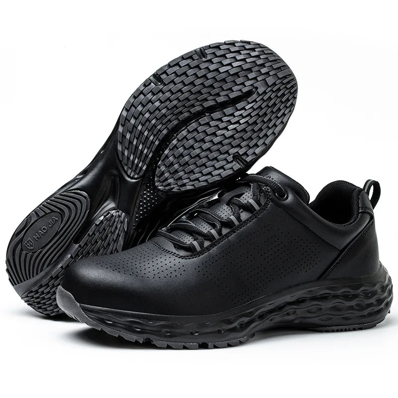 2021 Factory Price Men's Leather Safety Boots Microfiber Upper Material for Winter Work-Spring Summer Autumn