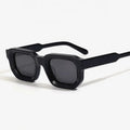 70's Acetate Sunglasses Luxury Fashion Retro Square UV400 Protection Unisex Designer Gray Black Brand Sunglasses