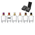 Gold/Pink/Red/Purple/Coffee/Black 50ml Acrylic Cover Glass Spray Bottle Sub-Bottle Perfume Pump/Press Empty Bottle