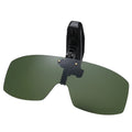 Ready to Ship  Hat Clip on Sports Sunglasses  Polarized With Black and Green Lens for Golfing Sunglasses