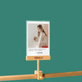 SVIAO 2022 A4 Solid Wood Poster Clip Display Frame New Wooden Acrylic Clothing Shop Advertising Display Holder