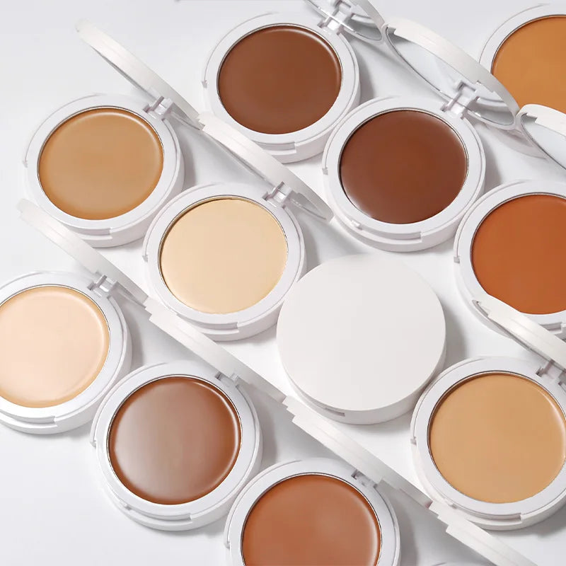 New Mineral Natural Concealer Cream Full Coverage Waterproof 14 Colors Custom Brand No Logo Foundation Moisturizer Sunscreen