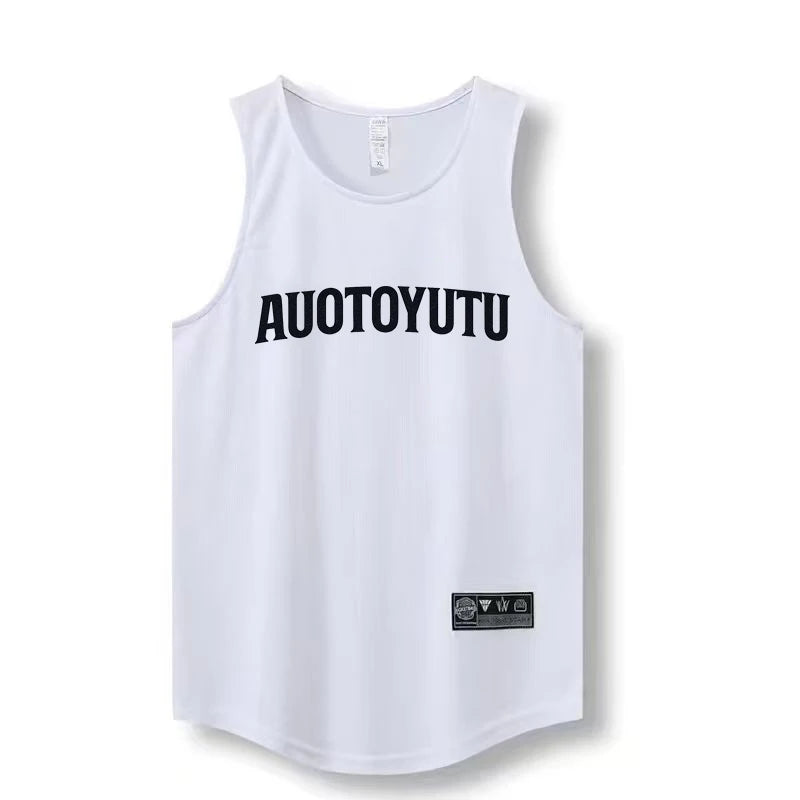 Customize Sports Fitness Sleeveless Vest for Men Singlet Casual Men's Sleeveless Tank Top