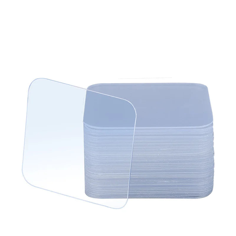 Acrylic Water Activated Nano Double-Sided Adhesive Tile Wall Sticker and Car Mount Base No-Drill Traceless Patch for Car Use