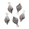 Scallop Conch Shell Charms Zinc Alloy Accessories Antique Silver Bronze Color Charms Pendant for Jewelry Making