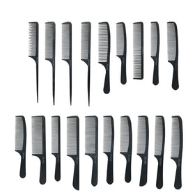 Fine-Tooth Wood Electric Hair Styling Comb Heat Resistant Pin Rat Tail Antistatic Separate Parting Salon Professional Custom