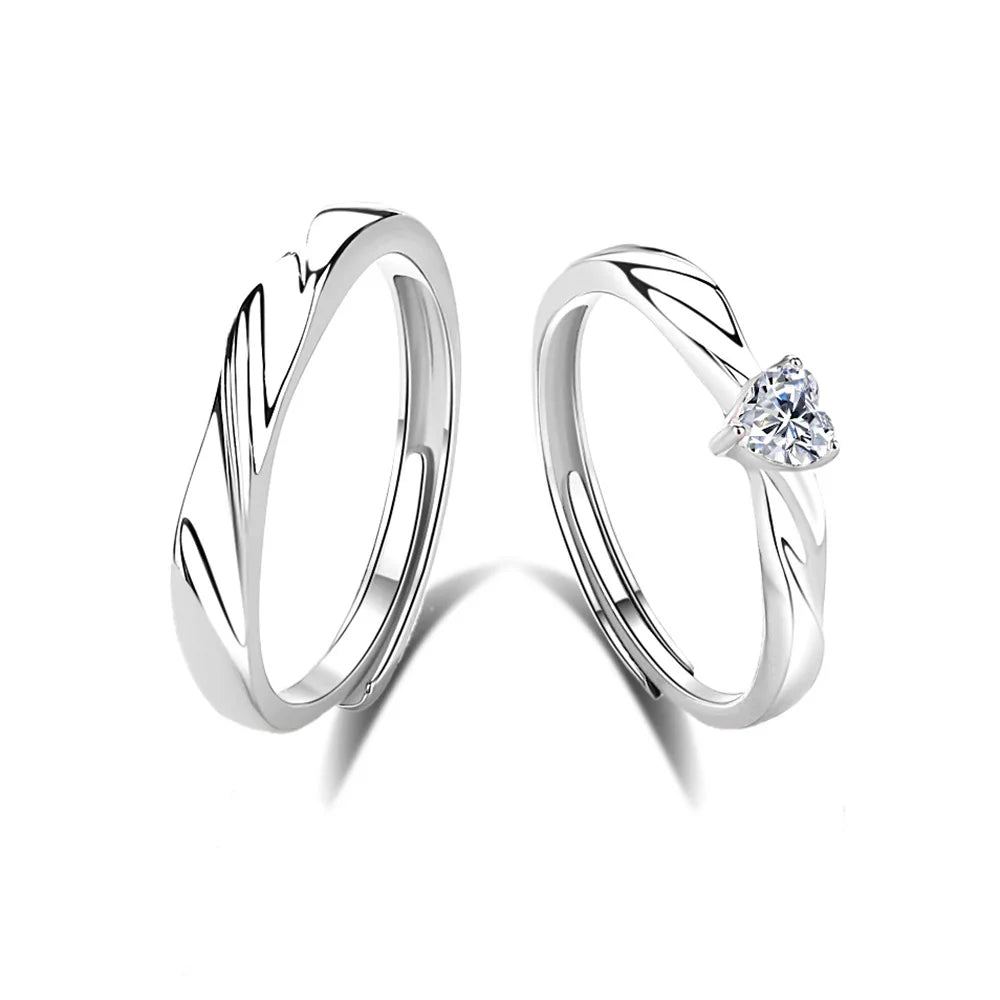 FDJZ-267 925 Sterling Silver Rings for Women Girls Fashion Promise Ring Jewelry Mens Ring Couples Wedding Bands