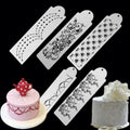 Hollow Flower Snowflake Spray Cake Mold Vintage Pattern Cake Surface Cake Stencil Spray Cookie Stencils Decoration